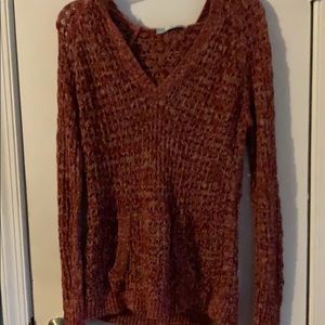 Long sleeve sweater hoodie